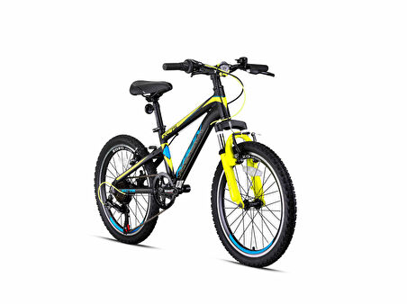 Kron Xc75 20 Jant Md Çocuk Bisikleti (Mat Gri-Siyah-Neon Sarı)