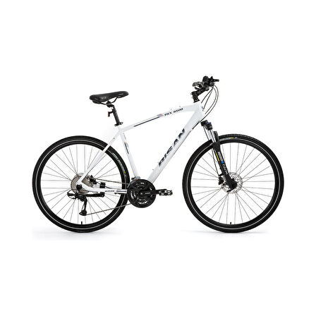 Bisan Trx 8500 28 Jant Hd Trekking Bisiklet (Mat Beyaz-Lacivert)
