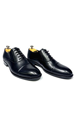 HAKİKİ DERİ SİYAH KLASİK GÜNLÜK ERKEK AYAKKABI 30071228