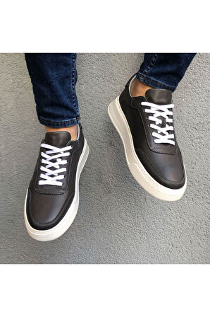 HAKİKİ DERİ GÜNLÜK ERKEK AYAKKABI YENİ SEZON SNEAKER GÇ23020