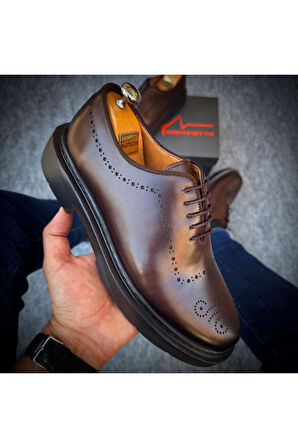 HAKİKİ DERİ ERKEK AYAKKABI EVA TABAN KLASİK VE GÜNLÜK KOMBİN UYUMLU 18081859