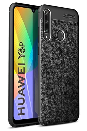 Newface Huawei Y6P Kılıf Auto Focus Kapak - Siyah