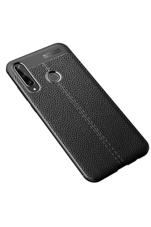 Newface Huawei Y6P Kılıf Auto Focus Kapak - Siyah