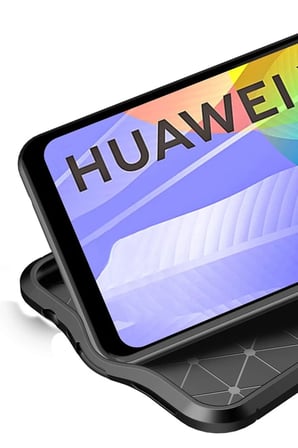 Newface Huawei Y6P Kılıf Auto Focus Kapak - Siyah