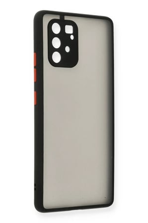 Newface Samsung Galaxy A91 / S10 Lite Kılıf Montreal Silikon Kapak - Siyah
