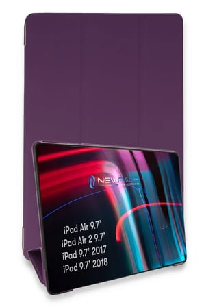 Newface Apple iPad 5 Air 9.7 Kılıf Tablet Smart Kılıf - Mor