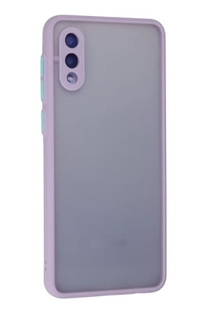 Newface Samsung Galaxy A02 Kılıf Montreal Silikon Kapak - Mor