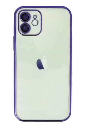 Newface Apple iPhone 11 Kılıf Razer Lensli Silikon - Mor