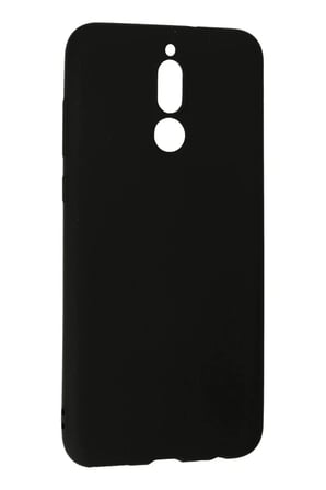 Newface Huawei Mate 10 Lite Kılıf Nano içi Kadife Silikon - Siyah