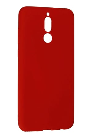 Newface Huawei Mate 10 Lite Kılıf Nano içi Kadife Silikon - Kırmızı