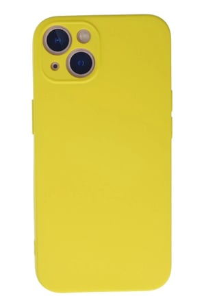 Newface Apple iPhone 13 Mini Kılıf Nano içi Kadife Silikon - Sarı
