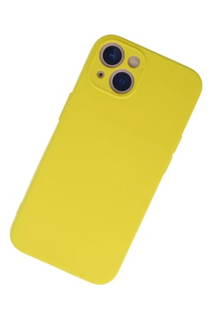 Newface Apple iPhone 13 Mini Kılıf Nano içi Kadife Silikon - Sarı