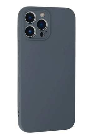 Newface Apple iPhone 13 Pro Kılıf Nano içi Kadife Silikon - Gri