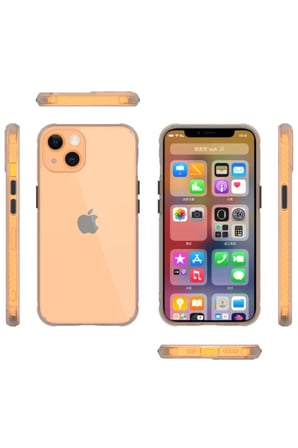 Newface Apple iPhone 13 Mini Kılıf Miami Şeffaf Silikon - Şeffaf