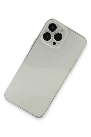 Newface Apple iPhone 13 Pro Max Kılıf Fly Lens Silikon - Şeffaf
