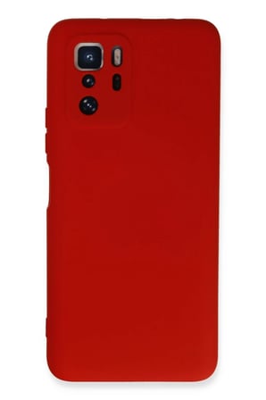 Newface Xiaomi Poco X3 GT Kılıf Nano içi Kadife Silikon - Kırmızı