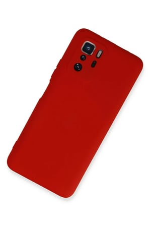 Newface Xiaomi Poco X3 GT Kılıf Nano içi Kadife Silikon - Kırmızı