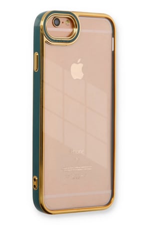 Newface Apple iPhone 6 Kılıf Liva Lens Silikon - Yeşil