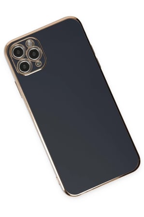 Newface Apple iPhone 11 Pro Max Kılıf Volet Silikon - Siyah