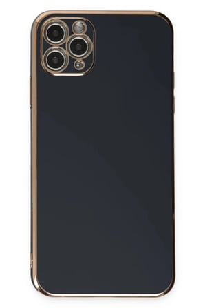 Newface Apple iPhone 11 Pro Max Kılıf Volet Silikon - Siyah
