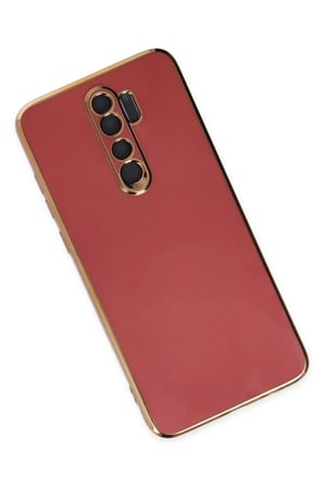 Newface Xiaomi Redmi Note 8 Pro Kılıf Volet Silikon - Kırmızı