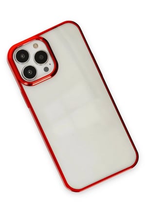 Newface Apple iPhone 14 Pro Kılıf Element Silikon - Kırmızı