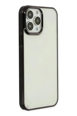 Newface Apple iPhone 14 Pro Max Kılıf Element Silikon - Siyah