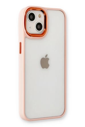 Newface Apple iPhone 14 Plus Kılıf Dora Kapak - Pudra