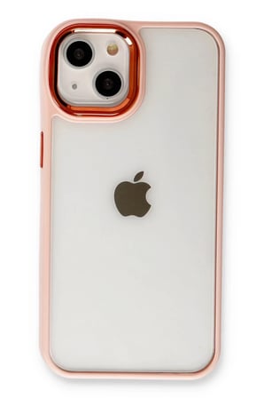 Newface Apple iPhone 14 Plus Kılıf Dora Kapak - Pudra