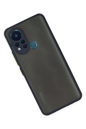Newface İnfinix Hot 11s Kılıf Montreal Silikon Kapak - Lacivert