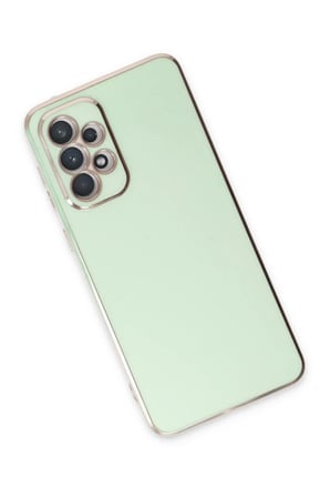 Newface Samsung Galaxy A73 5G Kılıf Volet Silikon - Açık Yeşil