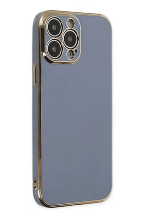 Newface Apple iPhone 14 Pro Max Kılıf Volet Silikon - Mavi