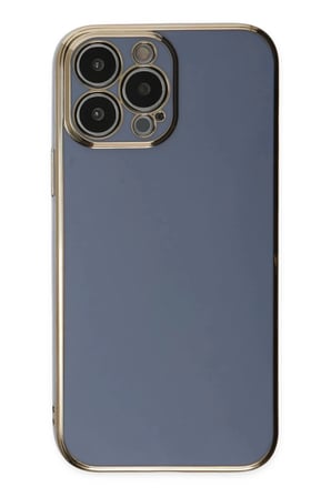 Newface Apple iPhone 14 Pro Max Kılıf Volet Silikon - Mavi