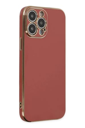 Newface Apple iPhone 14 Pro Max Kılıf Volet Silikon - Kırmızı