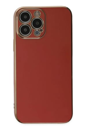 Newface Apple iPhone 14 Pro Max Kılıf Volet Silikon - Kırmızı