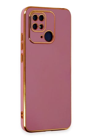 Newface Xiaomi Redmi 10C Kılıf Volet Silikon - Kırmızı
