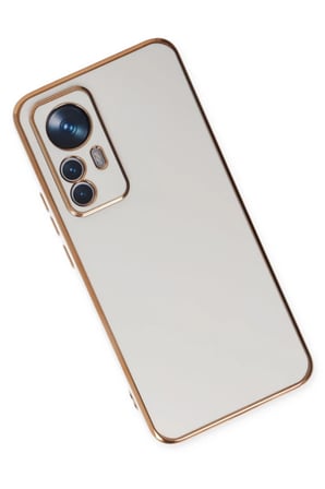Newface Xiaomi Mi 12T Pro Kılıf Volet Silikon - Beyaz
