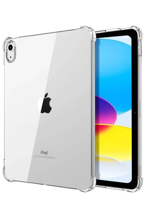 Newface Apple iPad 2025 10.9 10.Nesil (A16) Kılıf Anti Shock Tablet Silikon - Şeffaf