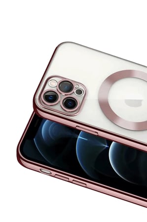 Newface Apple iPhone 13 Pro Kılıf Kross Magneticsafe Kapak - Rose