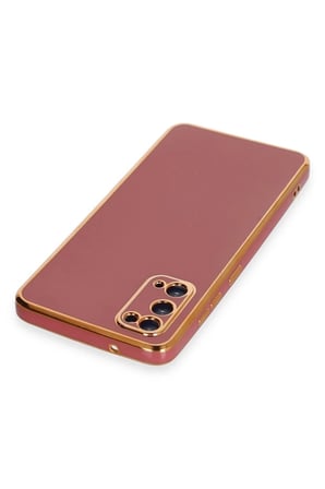 Newface Samsung Galaxy S20 Kılıf Volet Silikon - Kırmızı