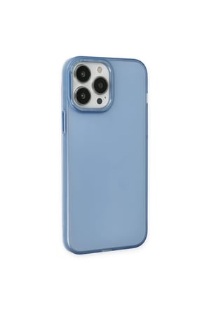 Newface Apple iPhone 14 Pro Max Kılıf Modos Metal Kapak - Mavi
