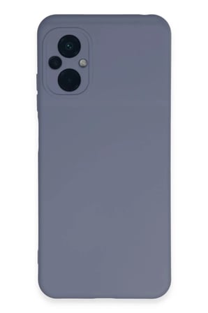 Newface Xiaomi Poco M5 Kılıf Nano içi Kadife Silikon - Gri