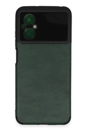 Newface Xiaomi Poco M5 Kılıf Loop Deri Silikon - Yeşil