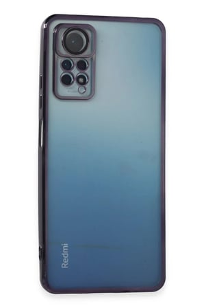 Newface Xiaomi Redmi Note 11 Pro Kılıf Razer Lensli Silikon - Mor