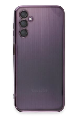 Newface Samsung Galaxy A14 4G Kılıf Razer Lensli Silikon - Mor