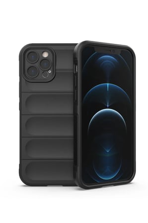 Newface Apple iPhone 12 Pro Kılıf Optimum Silikon - Siyah