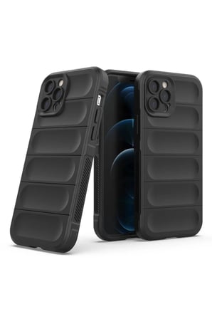 Newface Apple iPhone 12 Pro Kılıf Optimum Silikon - Siyah