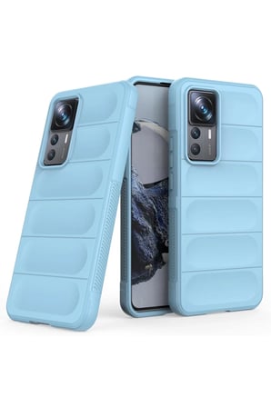 Newface Xiaomi Mi 12T Pro Kılıf Optimum Silikon - Sky Blue