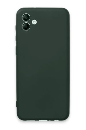 Newface Samsung Galaxy A04E Kılıf First Silikon - Koyu Yeşil