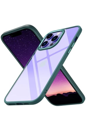 Newface Apple iPhone 13 Pro Max Kılıf Power Silikon - Koyu Yeşil